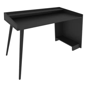 Rabatt Andifli Skrivbord 59x88,3x121,8 cm med förvaring Svart - Möbler