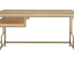 Vinresk Skrivbord 60x74,8x120 cm Guld/Brun - Möbler Extra rabatt