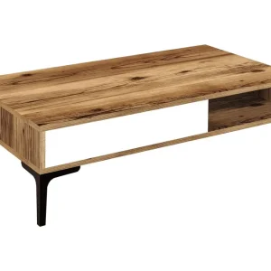Köp online Poko Soffbord 105x32,6x105 cm Brun - Möbler