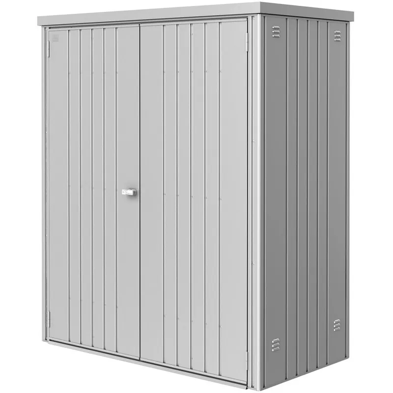 Kampanj Redskapsbod 150cm silver Biohort
