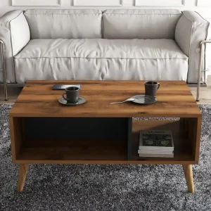 Dolcer Soffbord 90x54x90 cm Brun - Möbler Snabb leverans