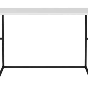 Malem Skrivbord 60x74,8x120 cm Svart/Vit - Möbler Outlet