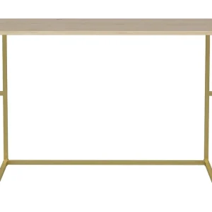 Malem Skrivbord 60x74,8x120 cm Guld/Brun - Möbler Billigare