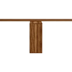 Kafrein Skrivbord 240x72x240 cm Brun - Möbler Rea