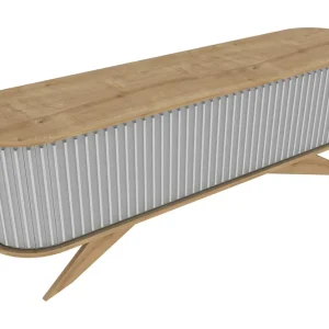 Andifli Tv-bänk 180x60 cm Blå - Möbler Populär