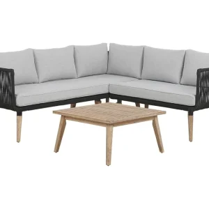 Kampanjpris Alcamo Loungegrupp Utomhus Grå - Utemöbler & utemiljö