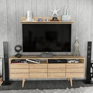 Andifli Tv-möbelset 160x64,5 cm Blå - Möbler Rabatter