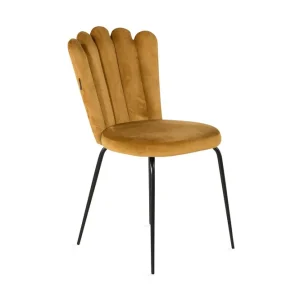 Furniture Fashion Limhamn Stol Sammet Gul - Möbler Trygg betalning