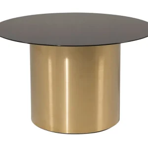 Handla nu Furniture Fashion Ystad Soffbord Runt 75 cm Svart - Möbler