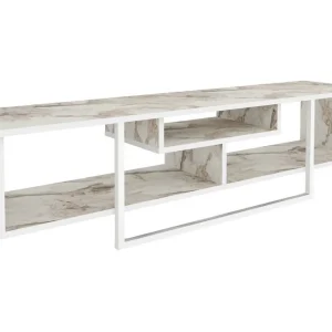 Rinorea Tv-bänk 150x40 cm Vit - Möbler Outlet