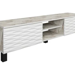Rinorea Tv-bänk 150x40,3 cm Vit - Möbler Sänkt pris