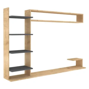 Trygg betalning Rinorea Tv-möbelset 180x121,8 cm Blå - Möbler
