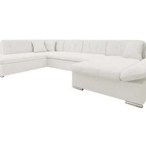 Zumar 5-sits Hörnbäddsoffa White - Möbler Erbjudande