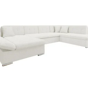 Begränsat erbjudande Zumar 5-sits Hörnbäddsoffa White - Möbler