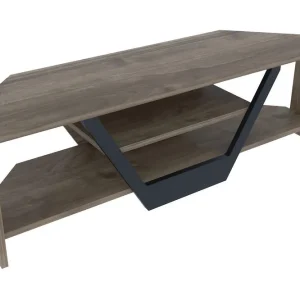 Snabb leverans Andifli Tv-bänk 120x36,8 cm Brun - Möbler