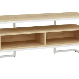 Billig Desgrar Tv-bänk 110x49,9 cm Vit - Möbler