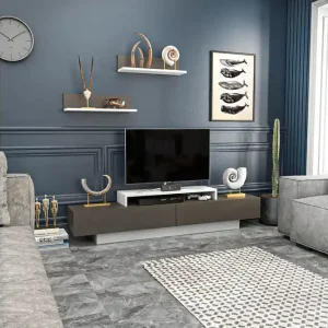 Rinorea Tv-möbelset 180x40 cm Vit - Möbler Extra rabatt