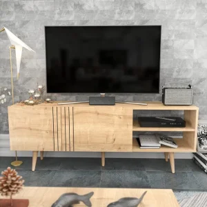 Snabb frakt Andifli Tv-bänk 160x38,6 cm Blå - Möbler
