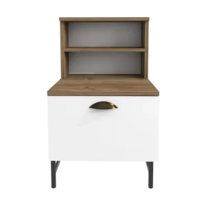 Trygg betalning Desgrar Sängbord 45x22,5 cm Brun - Möbler