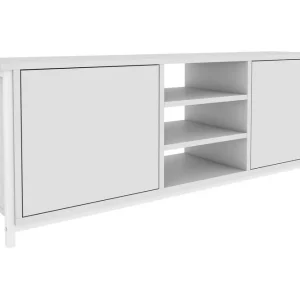 Andifli Tv-bänk 140x50,8 cm Vit - Möbler Lägg i varukorgen