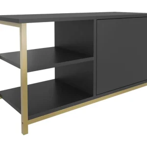 Desgrar Tv-bänk 89,6x50,8 cm Guld - Möbler Extra rabatt