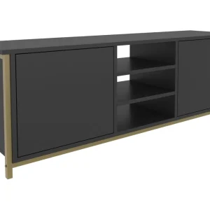 Andifli Tv-bänk 140x50,8 cm Guld - Möbler Lågt pris