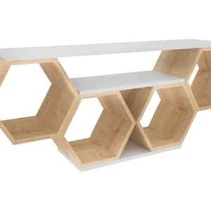 Rinorea Tv-bänk 140x55,5 cm Vit - Möbler Beställ idag