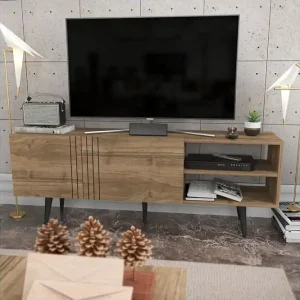 Begränsat erbjudande Andifli Tv-bänk 160x38,6 cm Brun - Möbler