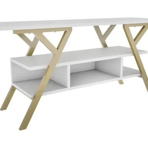 Desgrar Tv-bänk 120x55 cm Guld - Möbler Beställ nu
