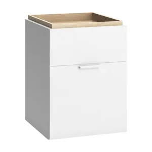 VOX 4You Sängbord 41 cm med Förvaring Vit/Natur VOX - Möbler Säker betalning
