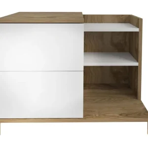 Rabatter Rinorea Sängbord 72x60 cm Vit - Möbler