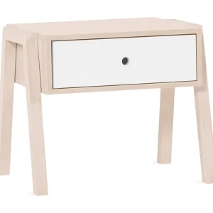 Nedsatt pris VOX Spot Sängbord 58 cm med Förvaring Låda Natur/Vit VOX - Möbler