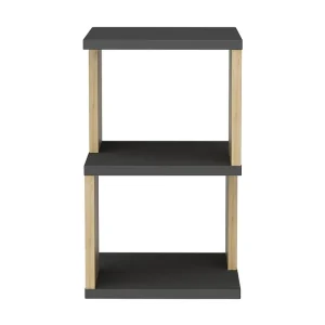 Erbjudandepris Rinorea Sängbord 29,6x49,4 cm Antracit - Möbler