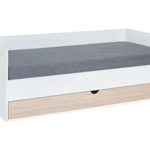 VOX Stige Säng med Extrasäng 90x200 cm Vit/Trä/Natur Vit/Trä/natur - Möbler Nyhet