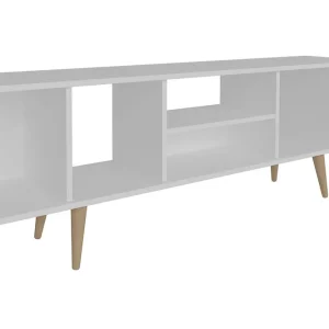 Populärt val Andifli Tv-bänk 160x38,6 cm Vit - Möbler