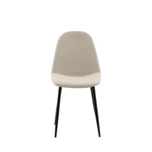Venture Home Polar Köksstol Svart/Beige - Möbler Nyhet