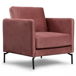 Snabb leverans Bramelia Fåtölj Rosa - Möbler