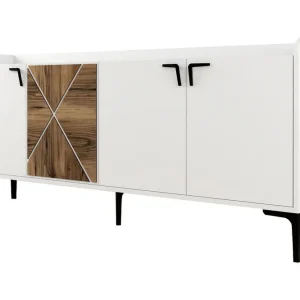 Desgrar Konsollbord 180x78 cm Vit - Möbler Lägg i varukorgen
