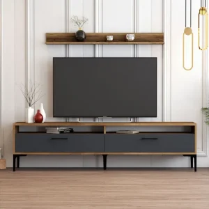 Lägg i varukorgen Andifli Tv-möbelset 180x47 cm Brun - Möbler