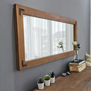 Kundfavorit Oluwatise Dekorationsspegel 110 cm Valnöt - Inredning