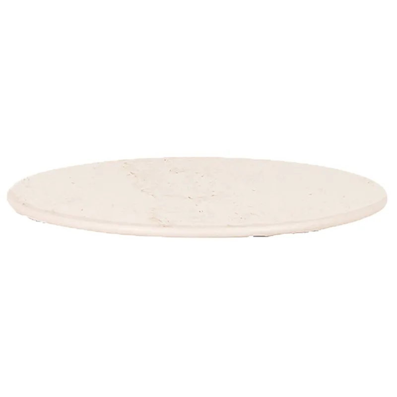 Utförsäljning Bordsskiva Dia. 90 Cm Travertin Look