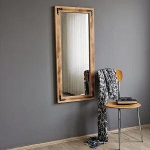 Tajahnae Dekorationsspegel 50 cm Valnöt - Inredning Nedsatt pris