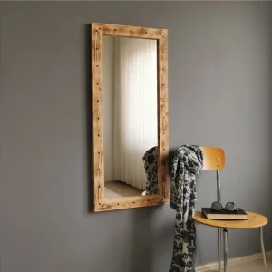 Sheritha Dekorationsspegel 50 cm Valnöt - Inredning Snabb leverans