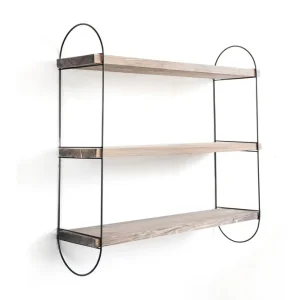 Kampanj Nealhouse Vägghylla 60 cm Valnöt/Svart - Förvaring