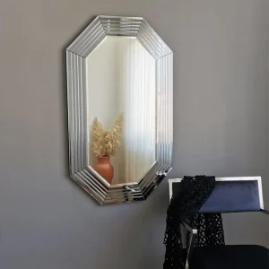Extra rabatt Verastegui Dekorationsspegel 100 cm Silver - Inredning