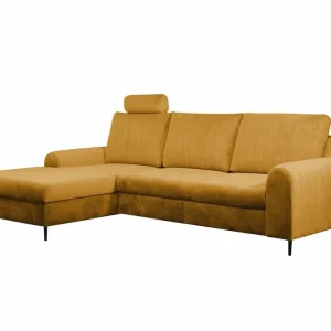Beställ nu Kintore 3-sits Hörnbäddsoffa Yellow - Möbler