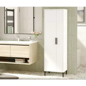 Rinorea Förvaringsskåp 50,4x165 cm Vit - Hus & renovering Rabatt