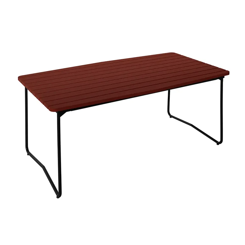 B31 bord 170 cm Mörkröd / Svart Utförsäljning