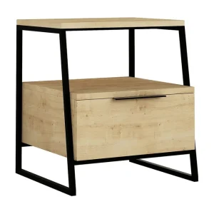 Desgrar Sängbord 45x50 cm Brun - Möbler Billig