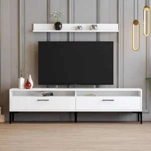 Andifli Tv-möbelset 180x47 cm Vit - Möbler Beställ idag